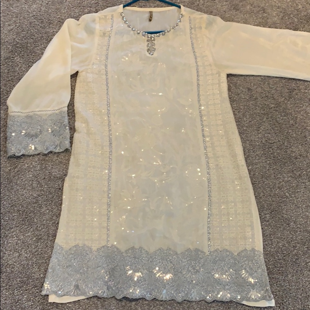 Pakistani designer beechtree kurta - Picture 1 of 5